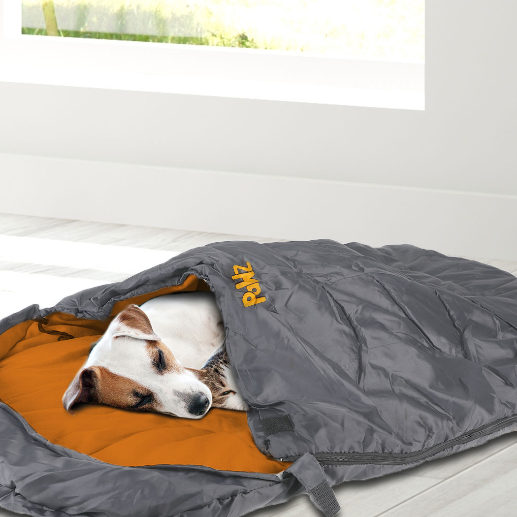 PaWz Pet Bed Dog Beds Sleeping Soft Calming Pillow Mat Small Puppy Bedding Red