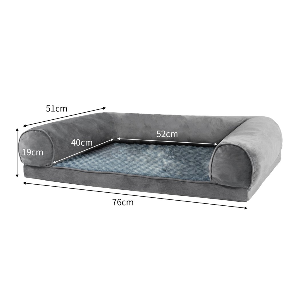 PaWz Pet Dog Bed Sofa Cover Soft Warm Plush Velvet M