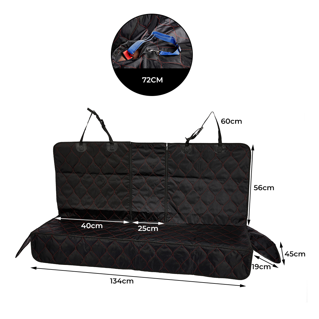 PaWz Premium Pet Back Car Seat Cover Hammock Nonslip Suv Travel Protector Mat