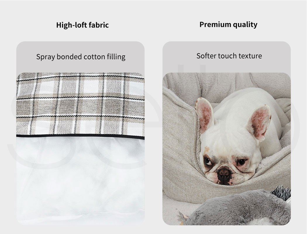 Pawz New Dog Calming Beds Set Large Removable Cover Puppy Chew Toy With Blankets - Picture 15 of 32