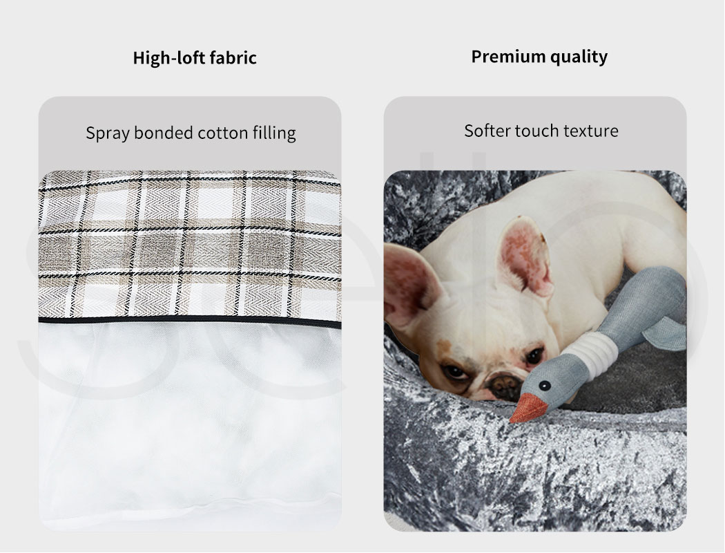 Pawz Dog Calming Beds Set Removable Cover Blanket With Puppy Chew Toy Grey Large - Picture 18 of 34