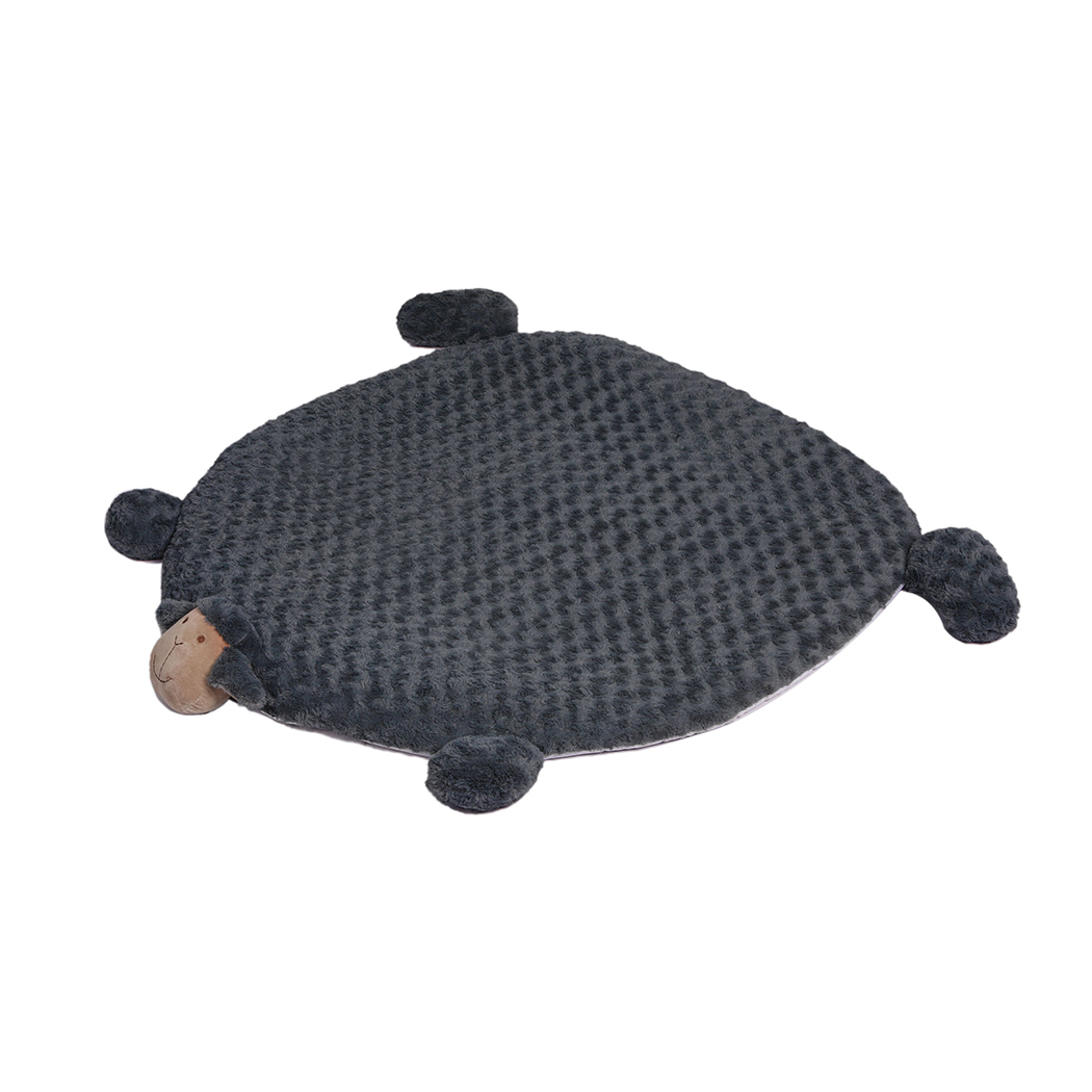 TopSellers-Pet Bed Charcoal - Large Plush Cushion for Dogs & Cats