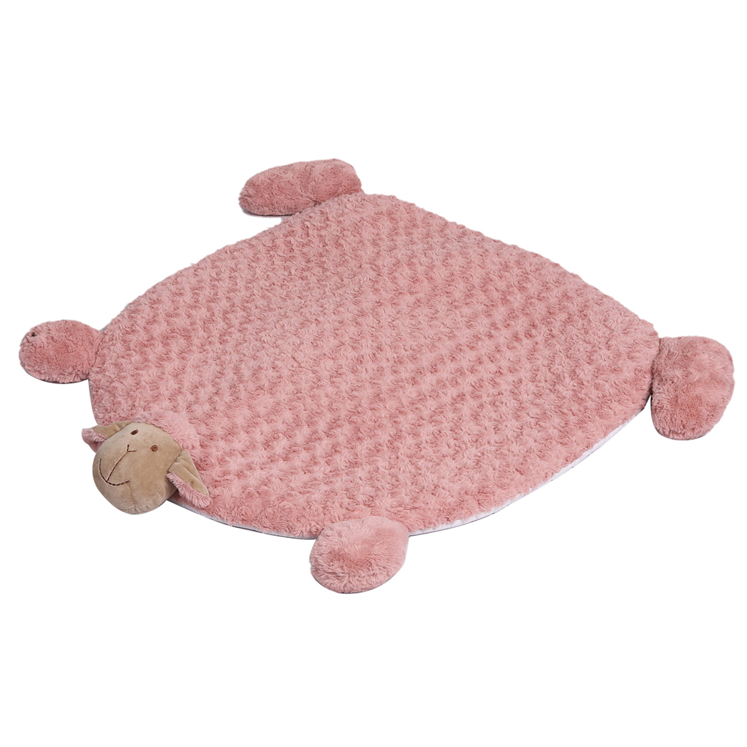 TopSellers-Pet Bed Medium - Soft Plush Pink Toy & Furniture Protector