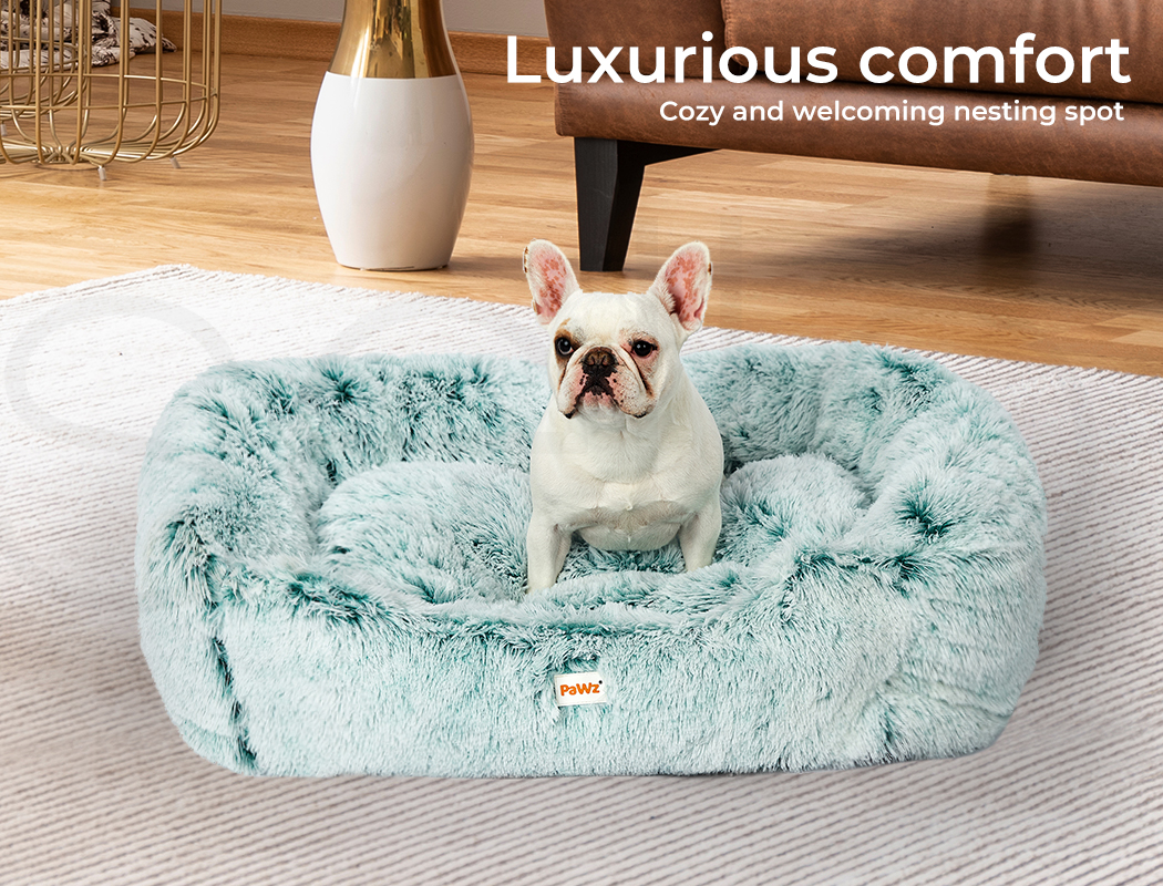 PaWz Dog Calming Beds Sofa Bolster Kennels Removable Washable Cover