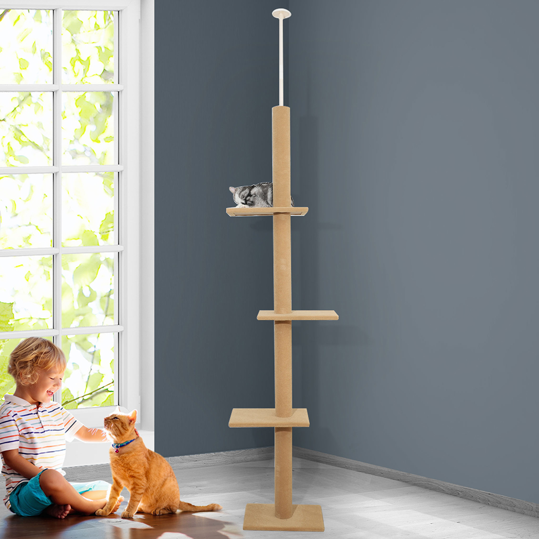 Pawz Cat Tree Scratching Post Scratcher Tower Condo House Furniture Ceiling High - Picture 141 of 195