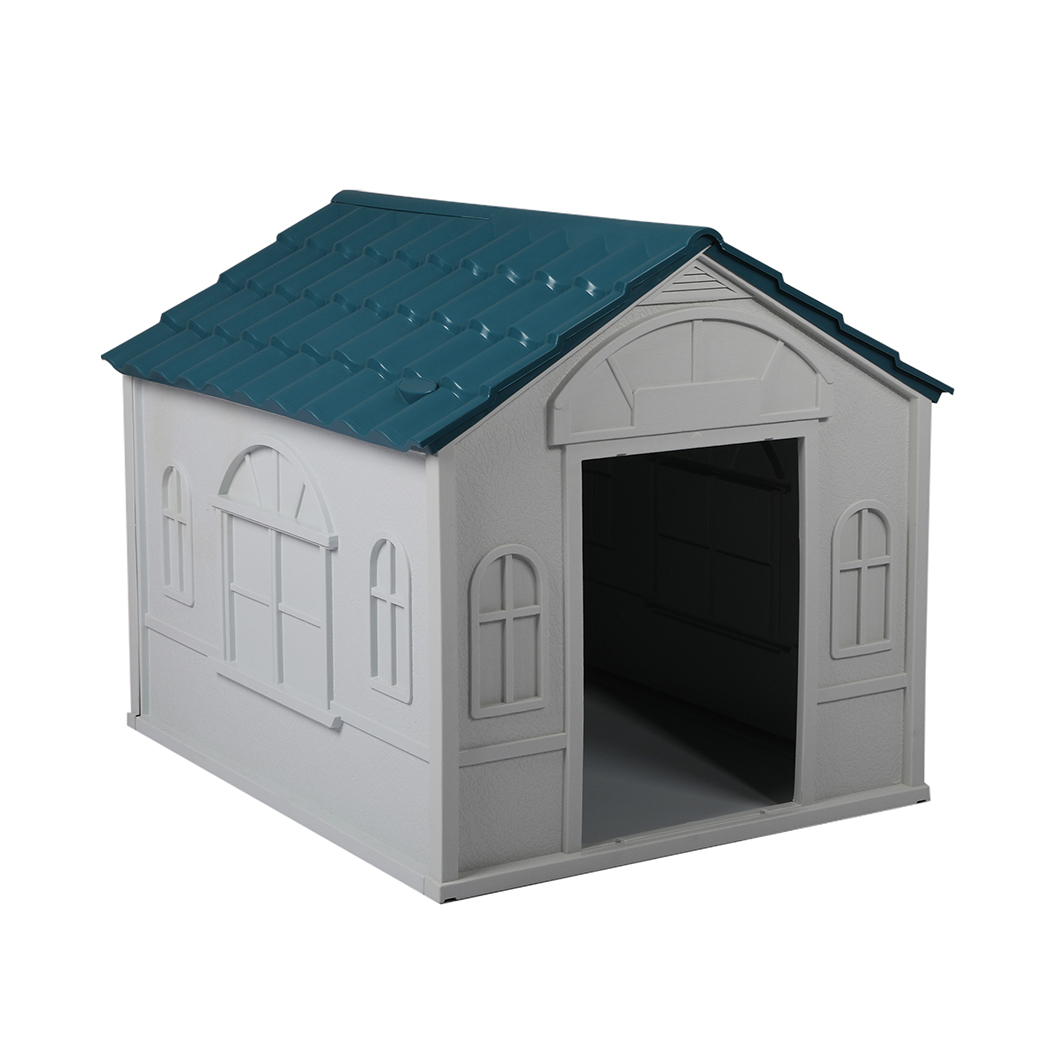 TopSellers-Dog House XL Blue - Waterproof  Eco-Friendly & Easy to Clean