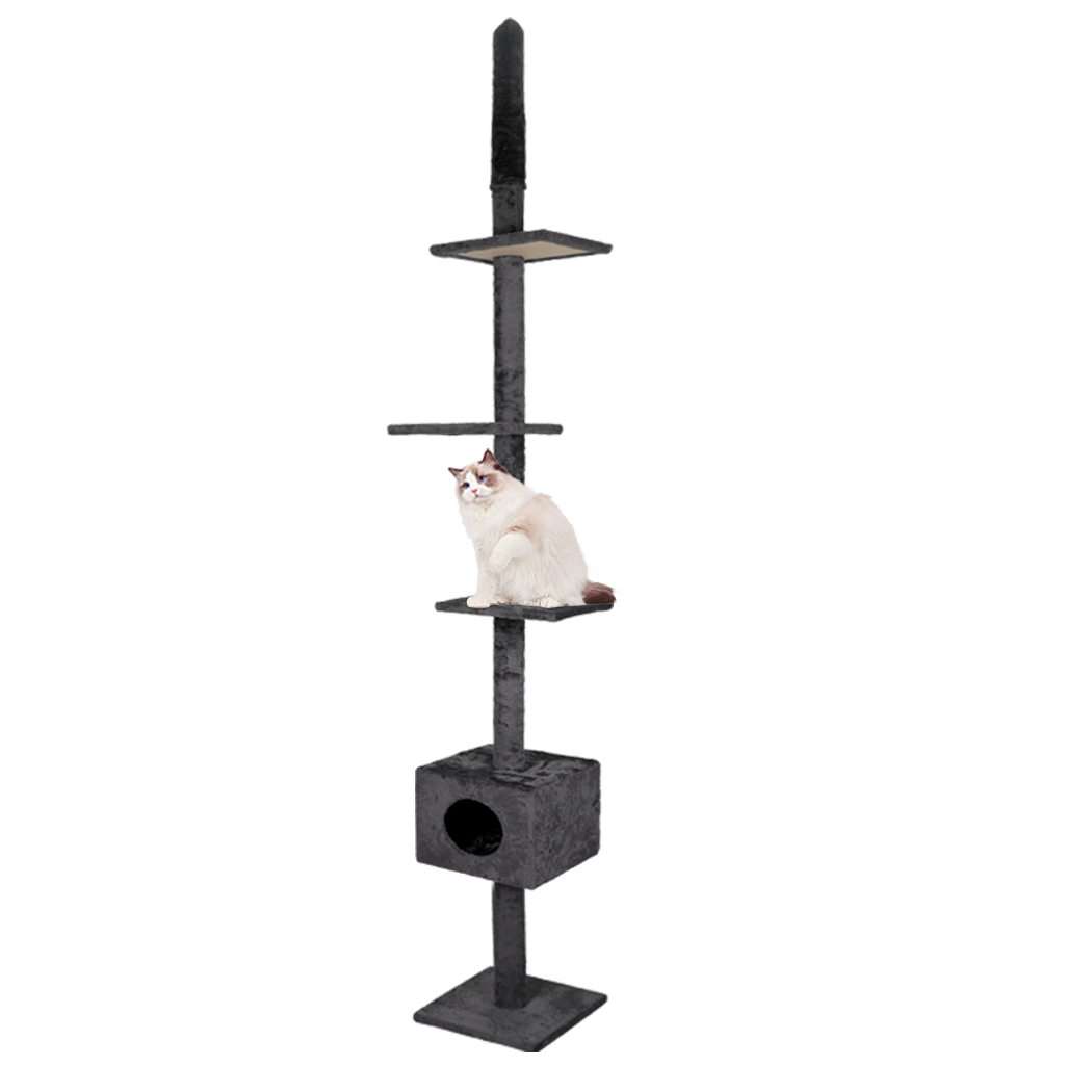 Pawz Cat Tree Scratching Post Scratcher Tower Condo House Furniture Ceiling High - Picture 186 of 195