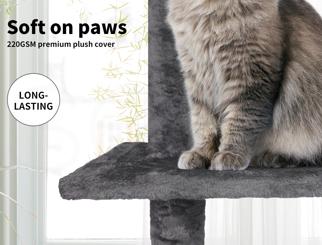 Pawz Cat Tree Scratching Post Scratcher Tower Condo House Furniture Ceiling High - Picture 178 of 195