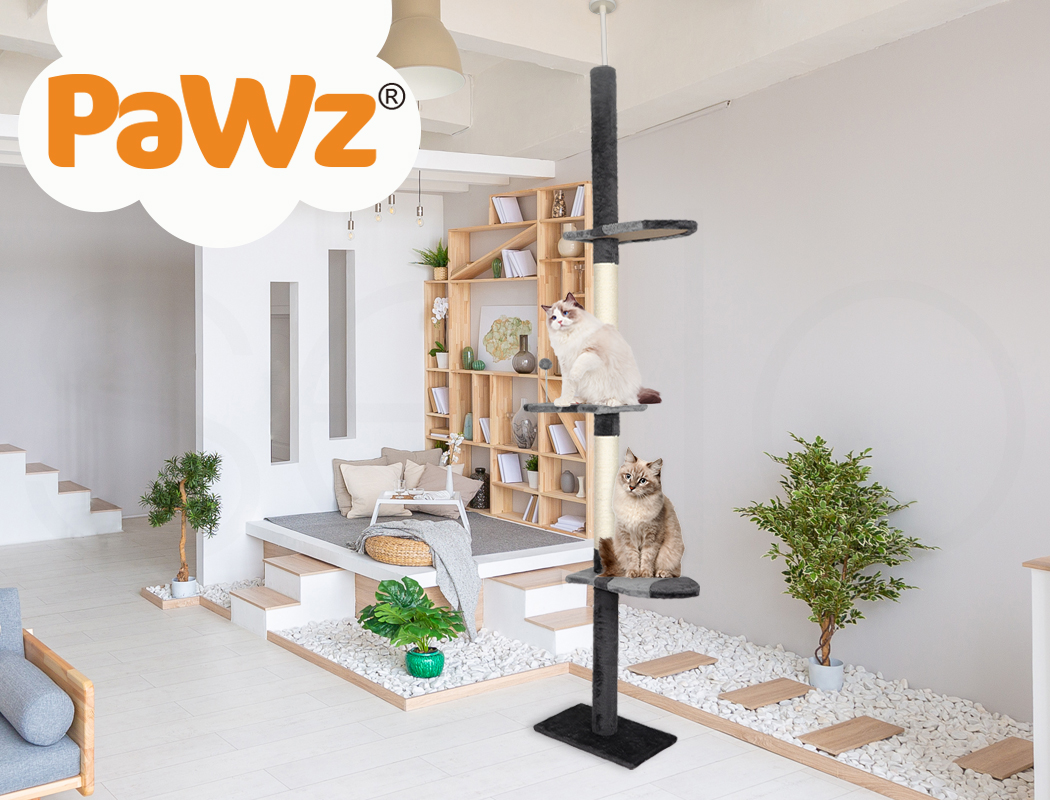 Pawz Cat Tree Scratching Post Scratcher Tower Condo House Furniture Ceiling High - Picture 139 of 195