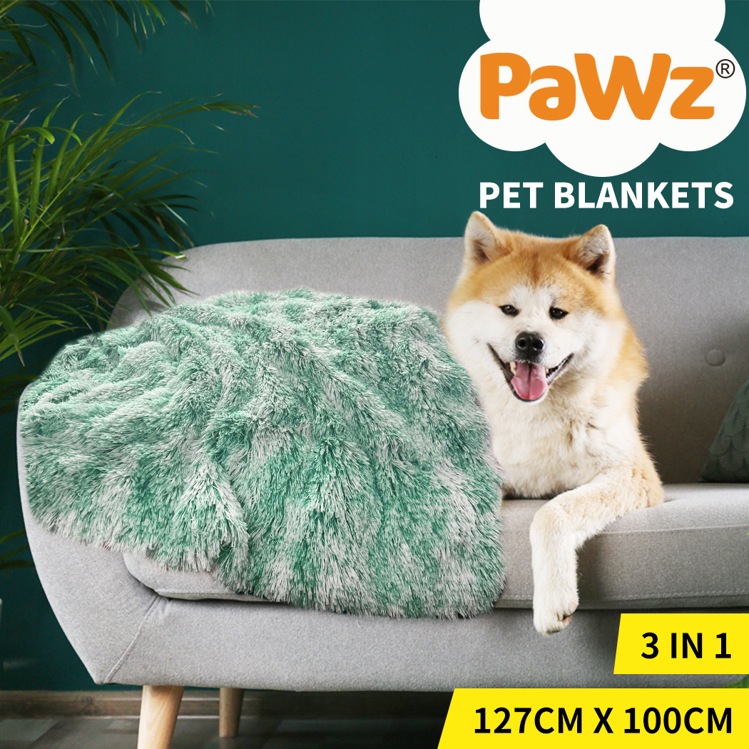 Pawz Dog Blanket Pet Cat Mat Puppy Warm Soft Plush Washable Reusable Calming Bed - Picture 53 of 59