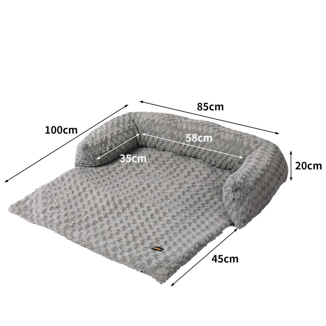 Pawz Pet Calming Bed Dog Mat Protector Sofa Cover Cat Washable Removable Cushion - Picture 24 of 45