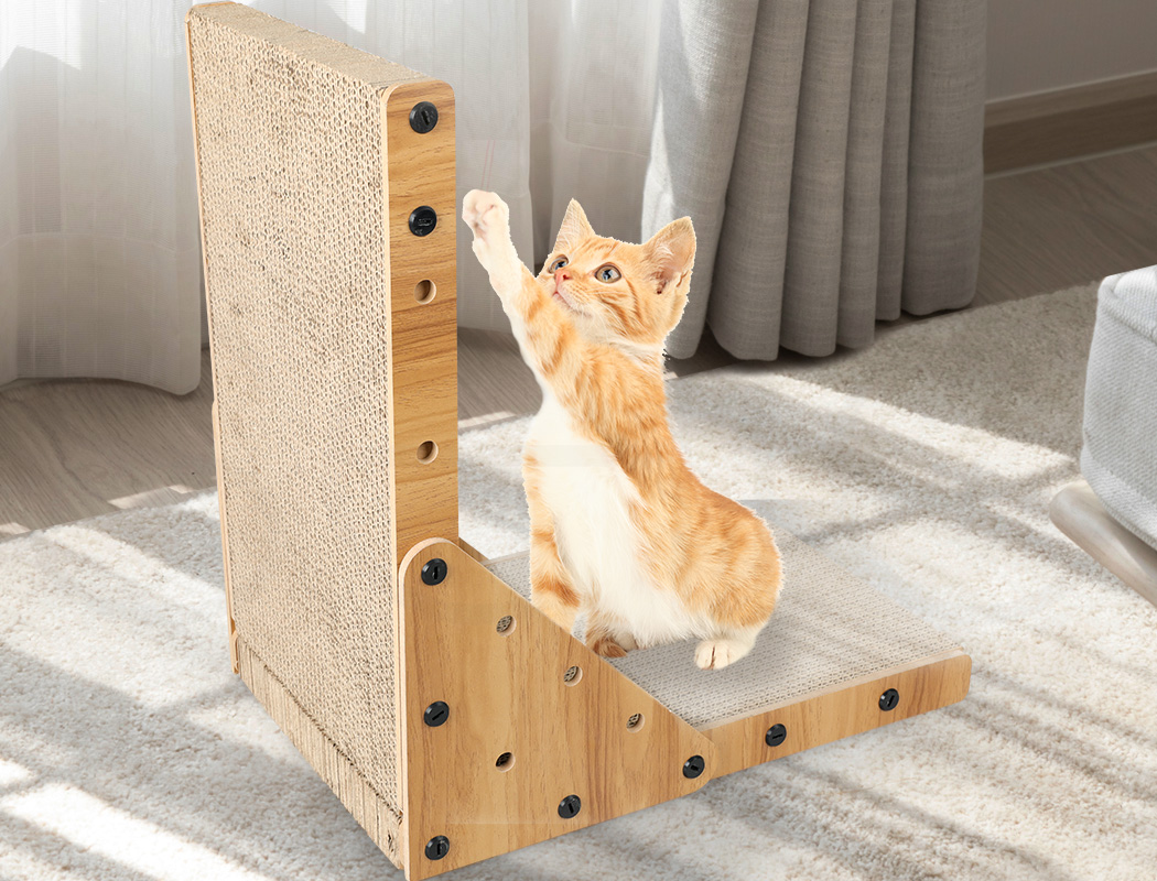 Pawz Cat Scratcher Scratching Board Corrugated Cardboard Scratch Bed Toy Pad Mat - Picture 20 of 104