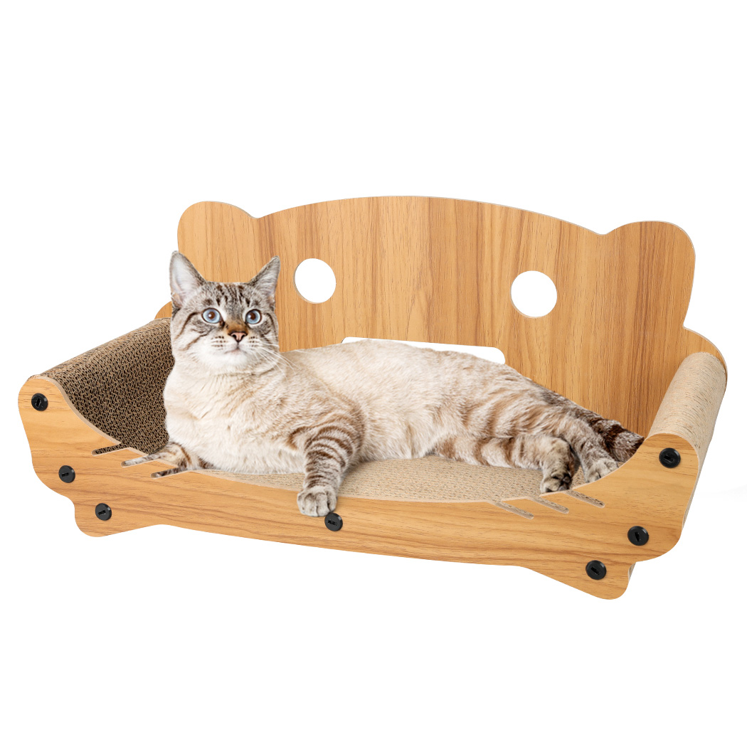 TopSellers-Cat Scratching Board Brown - Durable Eco-Friendly Claw Toy Fun