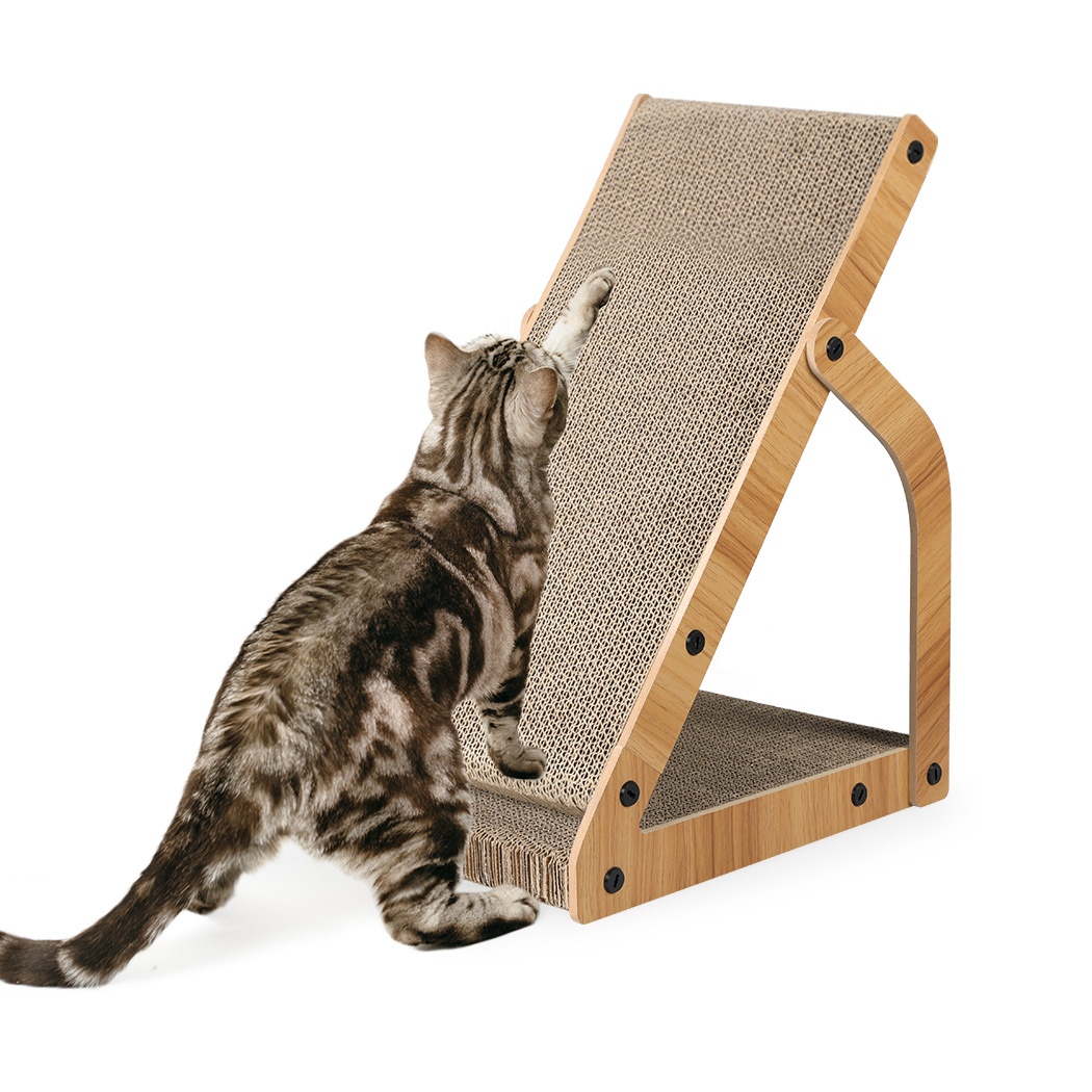 TopSellers-Cat Scratcher Brown - Durable 34cm Fun for Healthy Claws