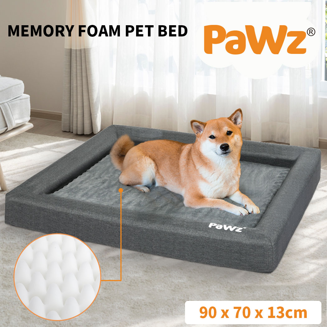Pawz Memory Foam Pet Bed Calming Dog Cushion Orthopedic Mat Washable Removable - Picture 18 of 19