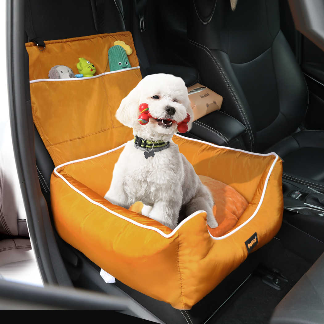Pawz Pet Car Seat Dog Travel Safety Backrest Waterproof Removable Washable Bed - Picture 23 of 34