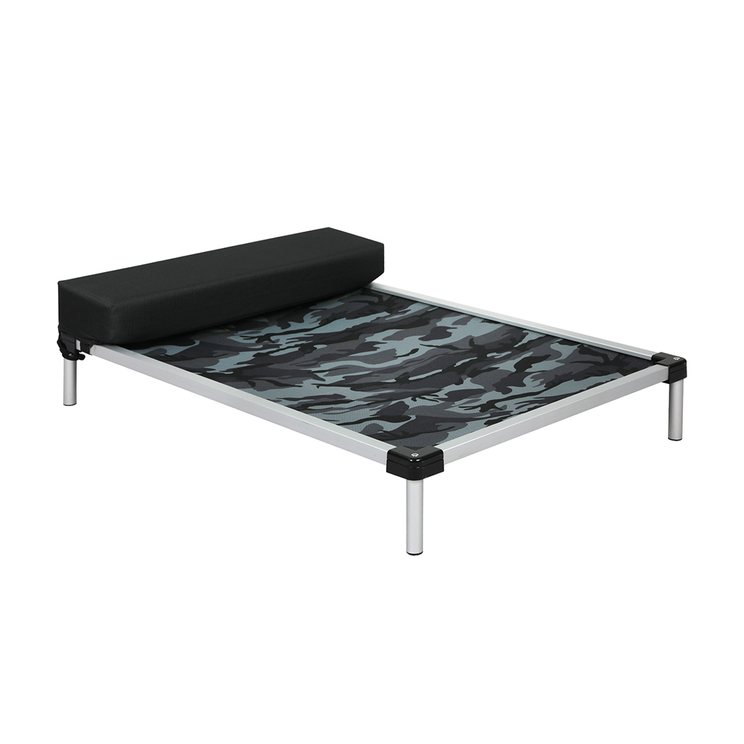 Pawz Pet Trampoline Elevated Raised Dog Bed Aluminium Frame Heavy Pillow Large - Picture 34 of 80