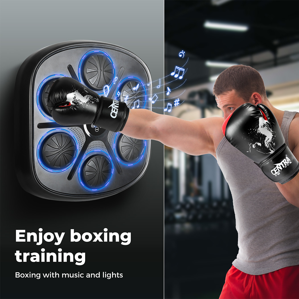 Centra Electronic Punching Box Music Machine Bluetooth 9 Speeds Boxing Gloves - Picture 26 of 48