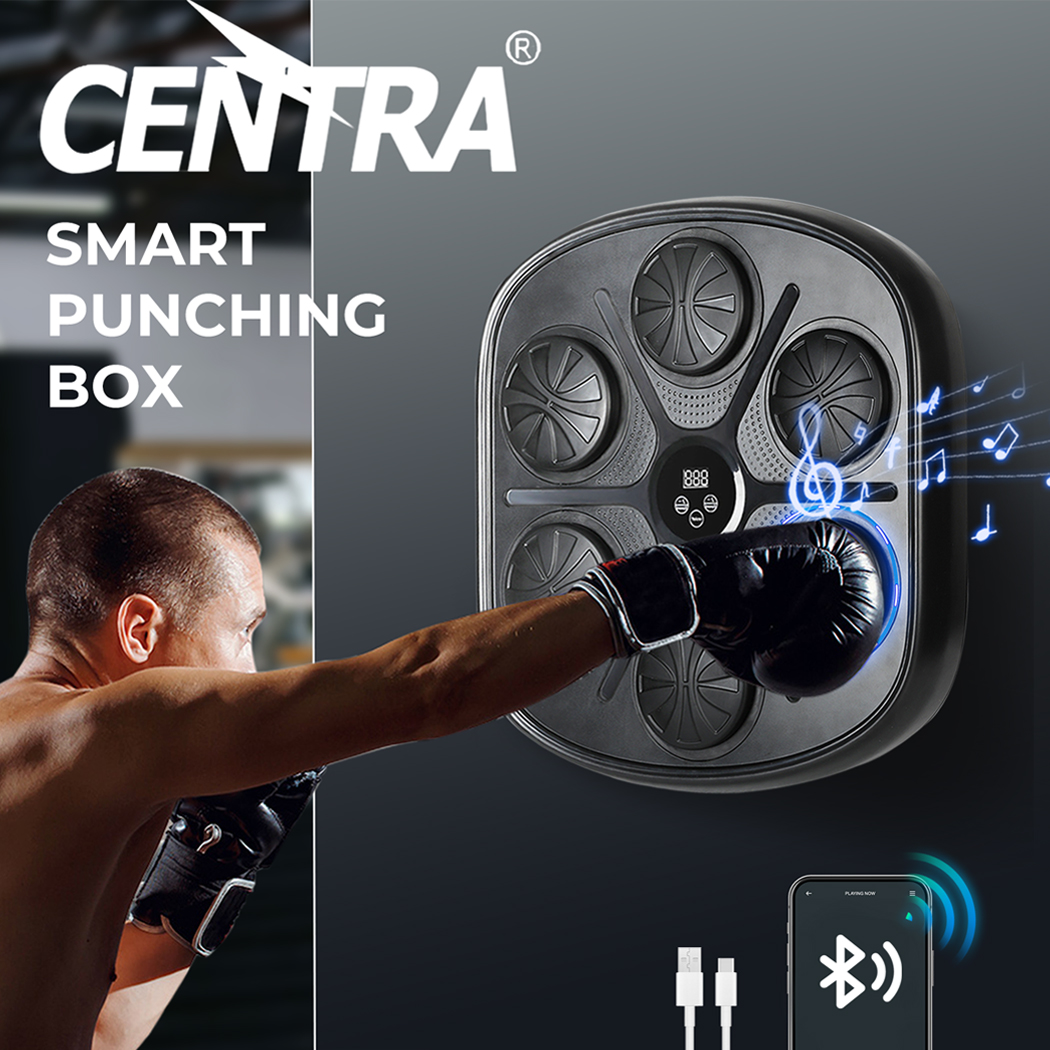 Centra Electronic Punching Box Music Machine Bluetooth 9 Speeds Boxing Gloves - Picture 13 of 48