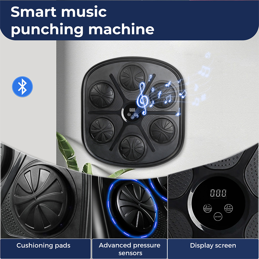 Centra Electronic Punching Box Music Machine Bluetooth 9 Speeds Boxing Gloves - Picture 15 of 48