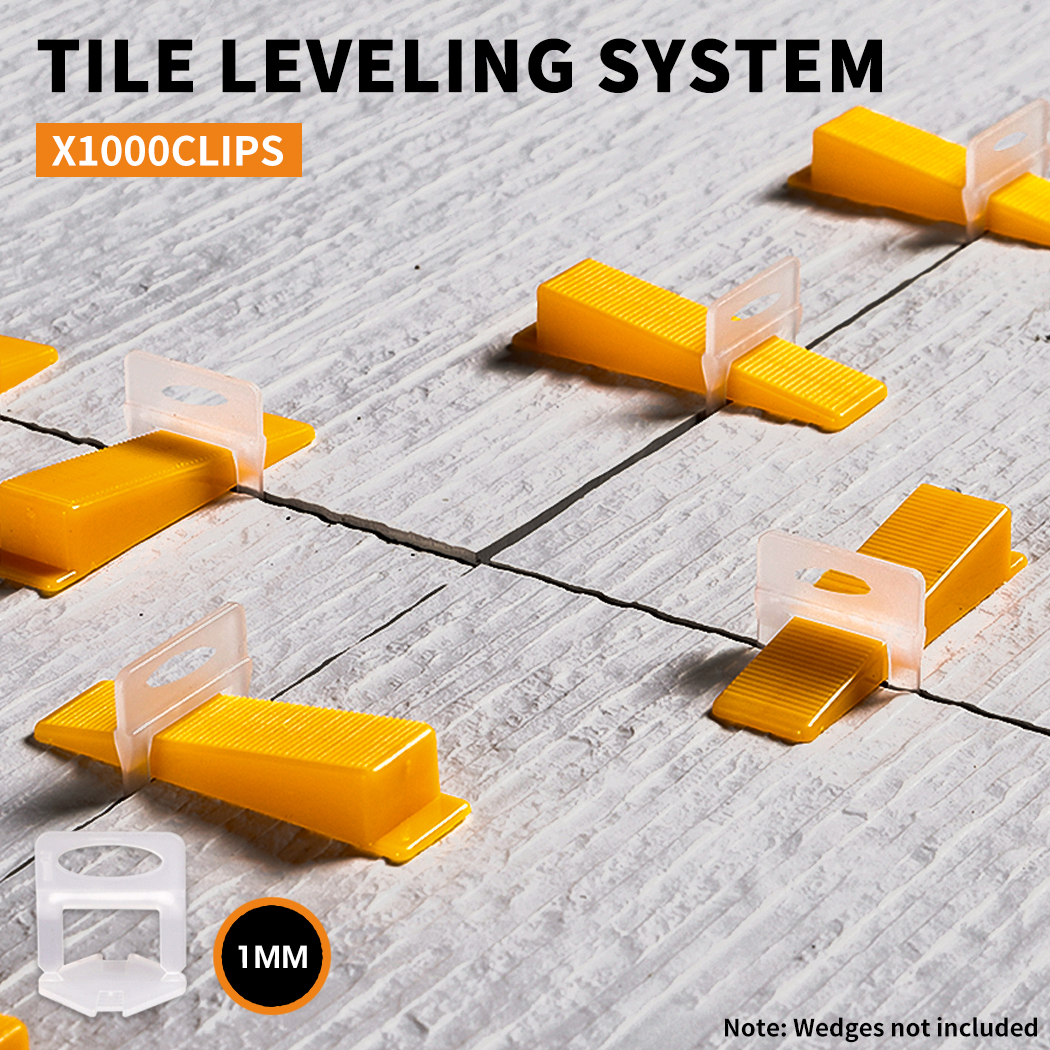thumbnail 73  - 400-2000x Tile Leveling System Clips Levelling Spacer Tiling Tool Floor Wall