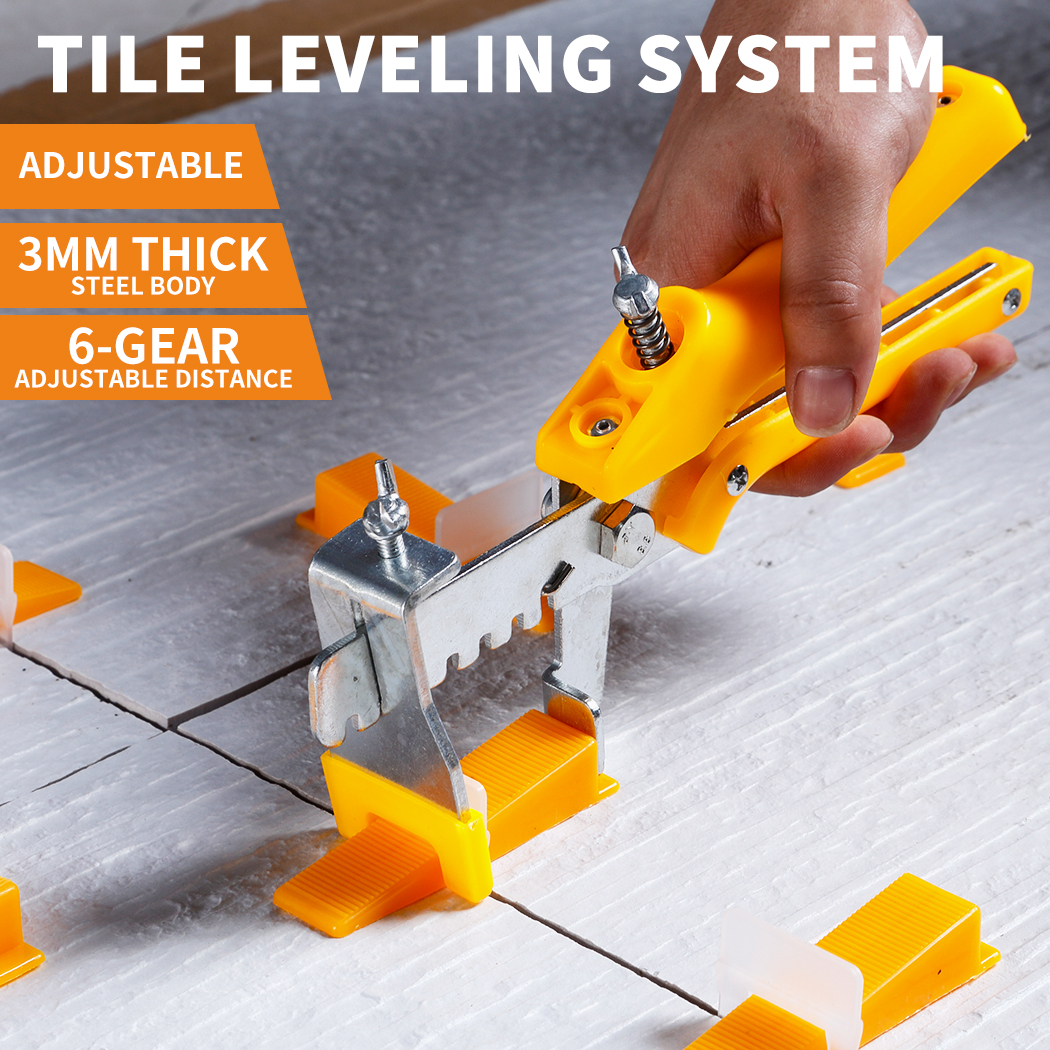 thumbnail 253  - 400-2000x Tile Leveling System Clips Levelling Spacer Tiling Tool Floor Wall