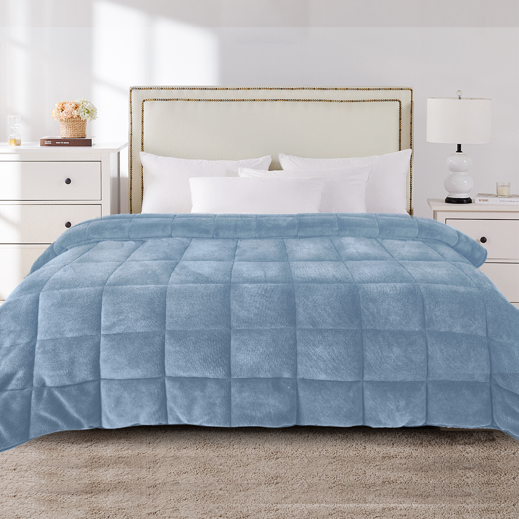 Dreamz Quilt Doona Comforter Mink Blanket Bedspread All Season Queen Super King - Picture 12 of 35