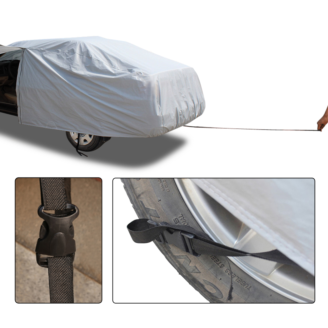 Waterproof Large Car Cover Rain Sun Dust UV Proof Protection   5 x 2 x 1.75M