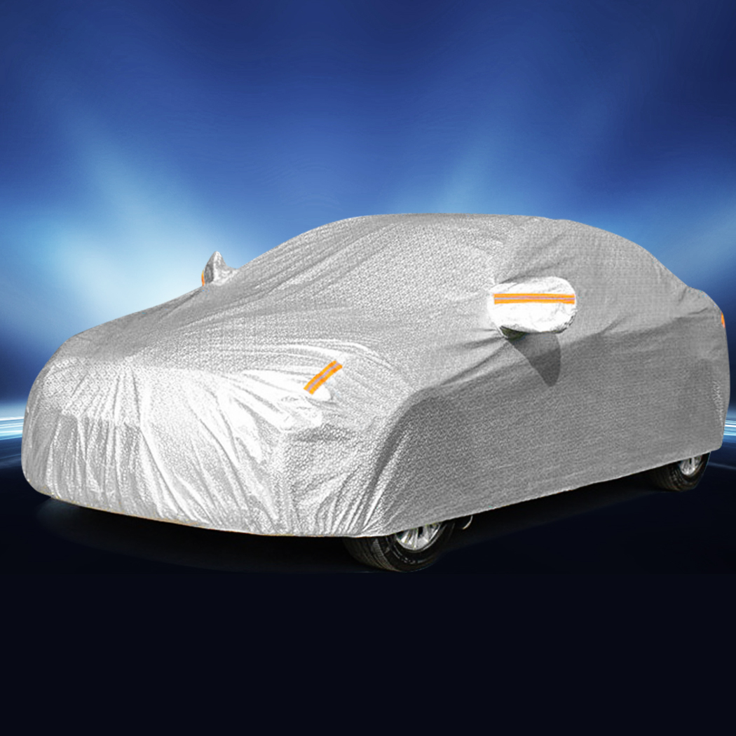Waterproof SUV Car Covers Outdoor Large UV Proof 3 Layer Aluminum 500x200x175cm