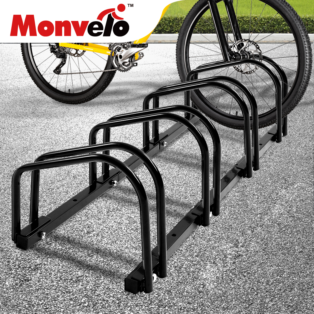 4 Bikes Stand Bicycle Bike Rack Floor Parking Instant Storage Cycling Portable