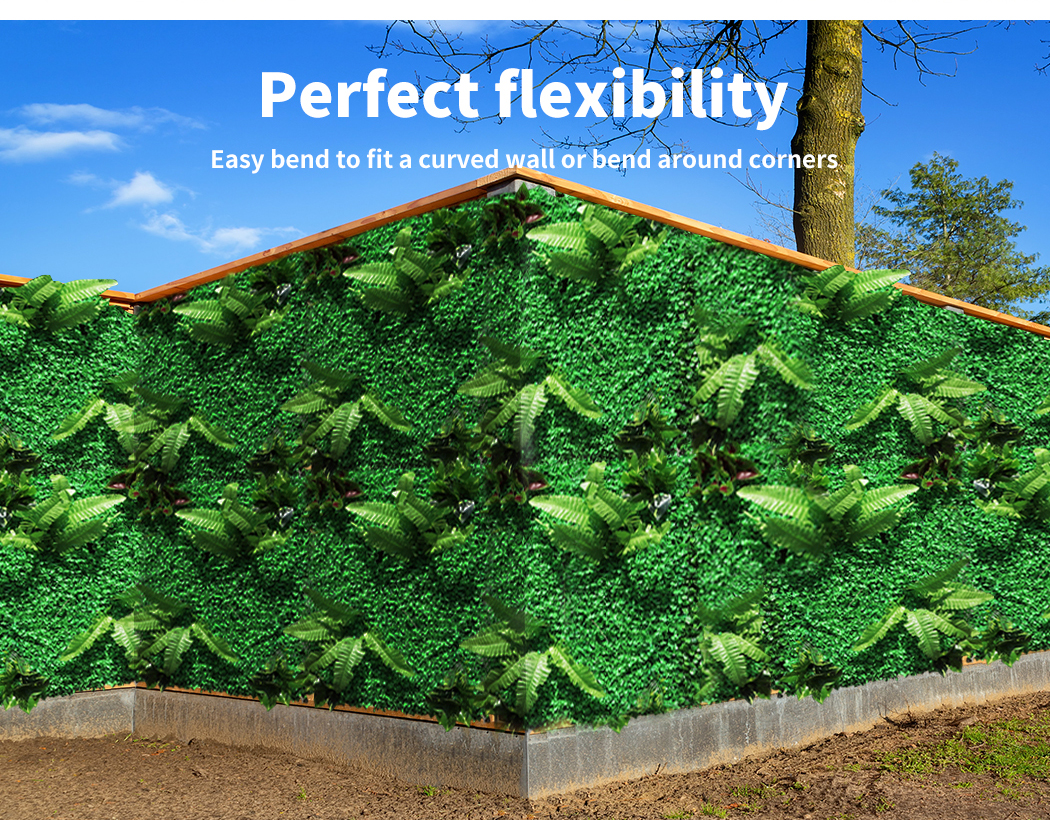 Marlow Artificial Plant Grass Wall Panels Fake Hedge Garden Vertical Mat Fence - Picture 108 of 132