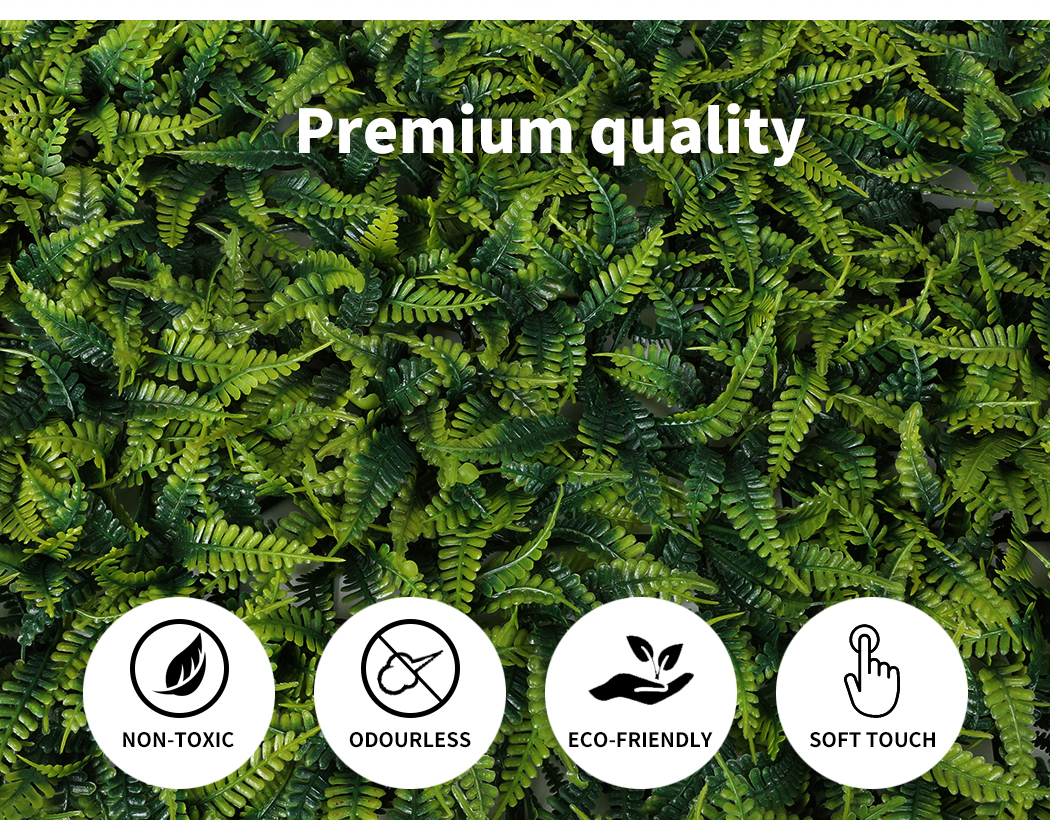 Marlow Artificial Plant Grass Wall Panels Fake Hedge Garden Vertical Mat Fence - Picture 26 of 132