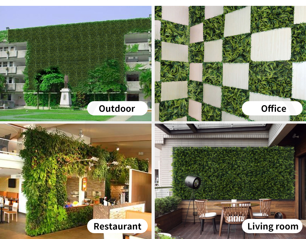 Marlow Artificial Plant Grass Wall Panels Fake Hedge Garden Vertical Mat Fence - Picture 33 of 132