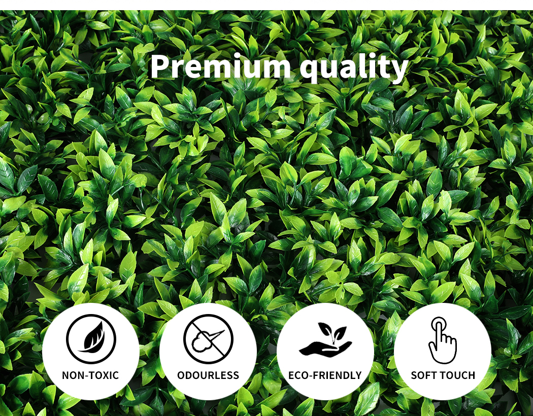 Marlow Artificial Plant Grass Wall Panels Fake Hedge Garden Vertical Mat Fence - Picture 37 of 132