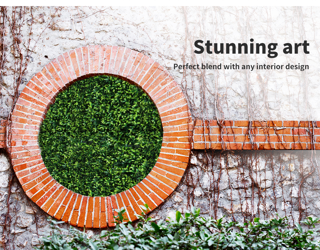 Marlow Artificial Plant Grass Wall Panels Fake Hedge Garden Vertical Mat Fence - Picture 43 of 132