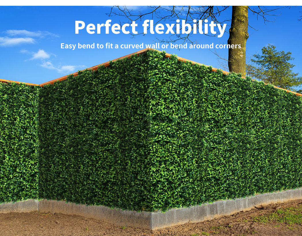 Marlow Artificial Plant Grass Wall Panels Fake Hedge Garden Vertical Mat Fence - Picture 42 of 132