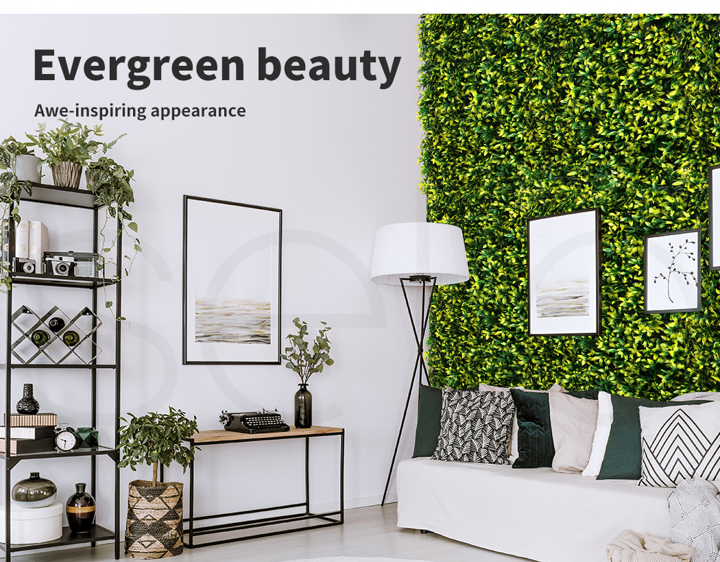 Marlow Artificial Plant Grass Wall Panels Fake Hedge Garden Vertical Mat Fence - Picture 63 of 132