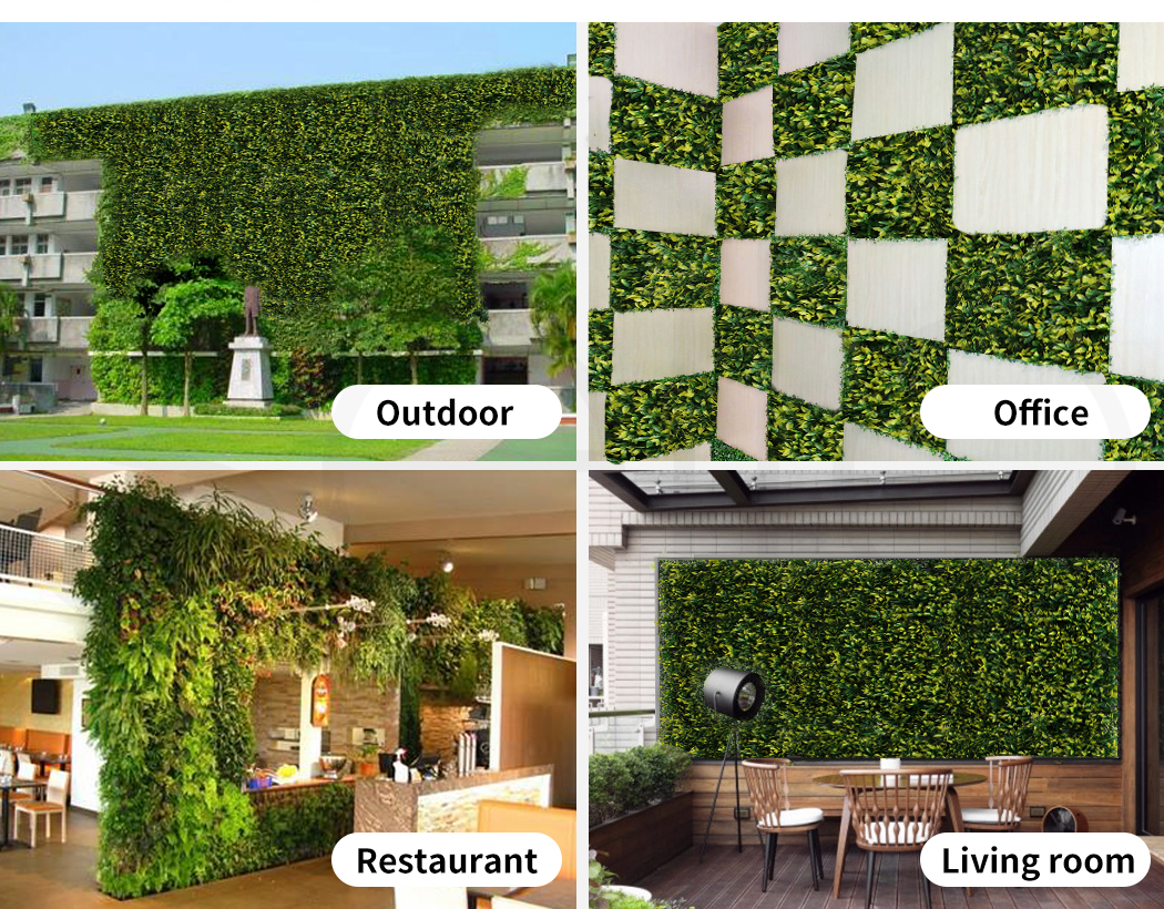 Marlow Artificial Plant Grass Wall Panels Fake Hedge Garden Vertical Mat Fence - Picture 66 of 132