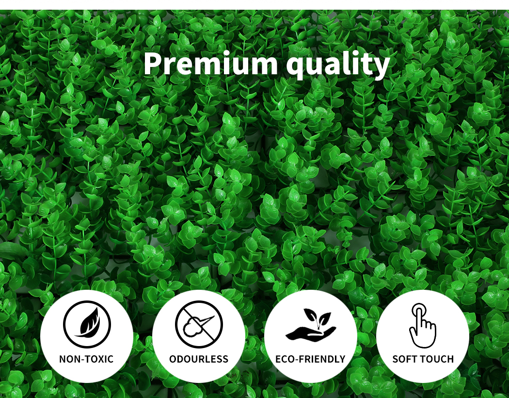 Marlow Artificial Plant Grass Wall Panels Fake Hedge Garden Vertical Mat Fence - Picture 48 of 132