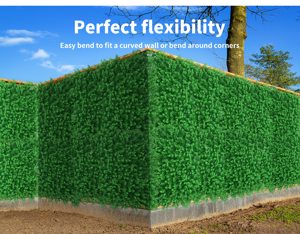 Marlow Artificial Plant Grass Wall Panels Fake Hedge Garden Vertical Mat Fence - Picture 53 of 132