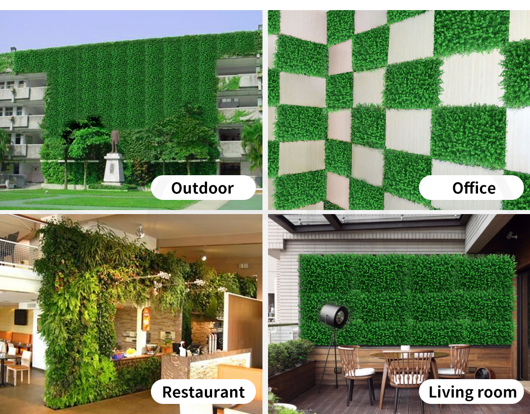 Marlow Artificial Plant Grass Wall Panels Fake Hedge Garden Vertical Mat Fence - Picture 55 of 132