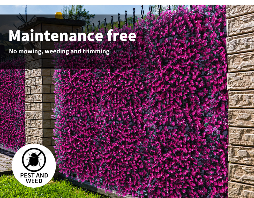 Marlow Artificial Plant Grass Wall Panels Fake Hedge Garden Vertical Mat Fence - Picture 69 of 132