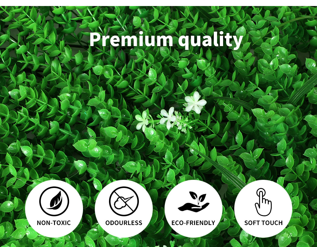 Marlow Artificial Plant Grass Wall Panels Fake Hedge Garden Vertical Mat Fence - Picture 81 of 132