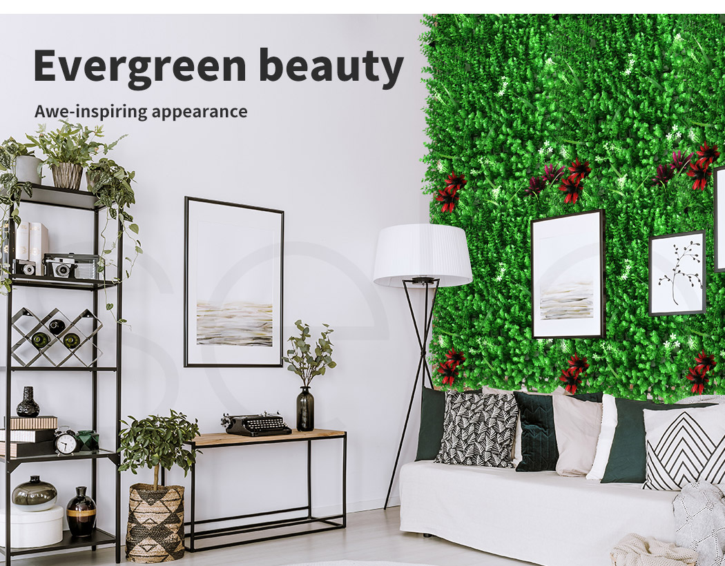 Marlow Artificial Plant Grass Wall Panels Fake Hedge Garden Vertical Mat Fence - Picture 85 of 132