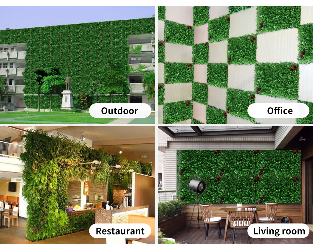 Marlow Artificial Plant Grass Wall Panels Fake Hedge Garden Vertical Mat Fence - Picture 88 of 132