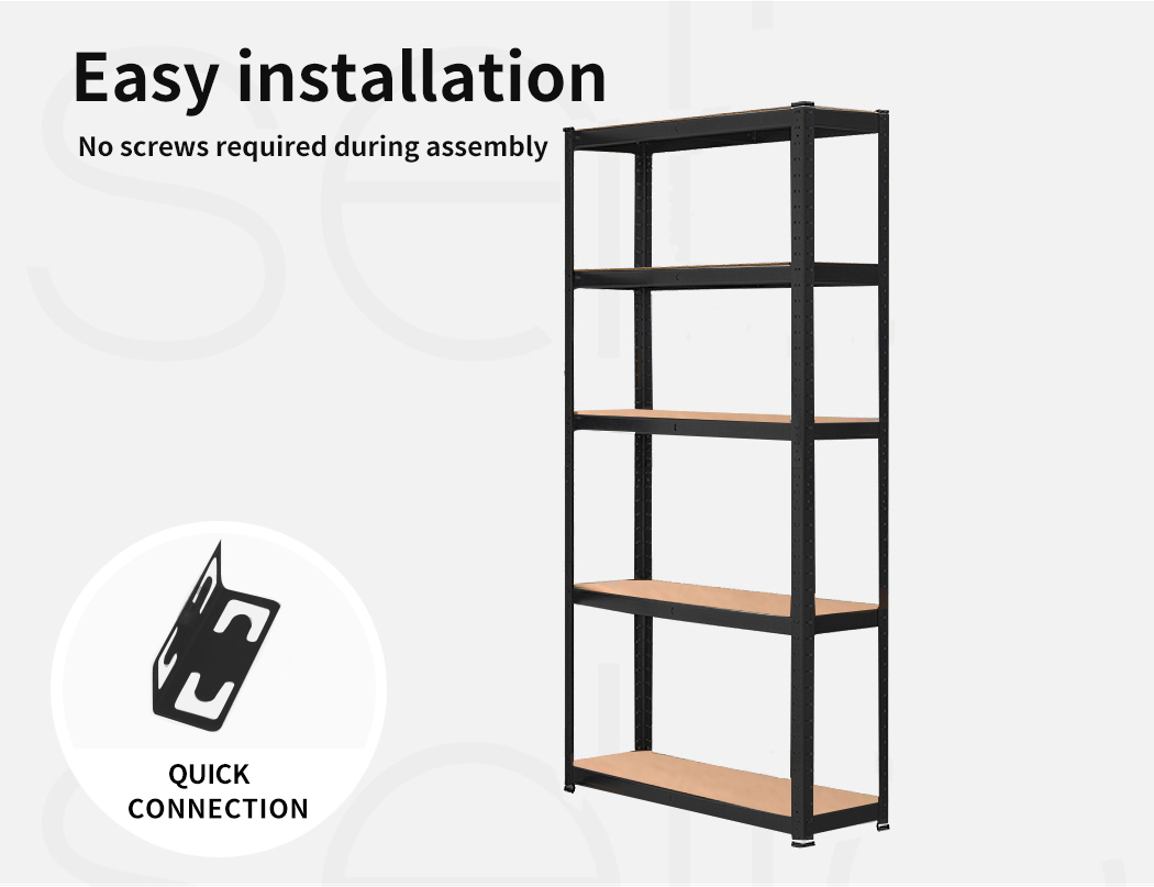 Traderight 1.8M Warehouse Rack Garage Shelving Racking Storage Shelves Steel - Picture 15 of 79