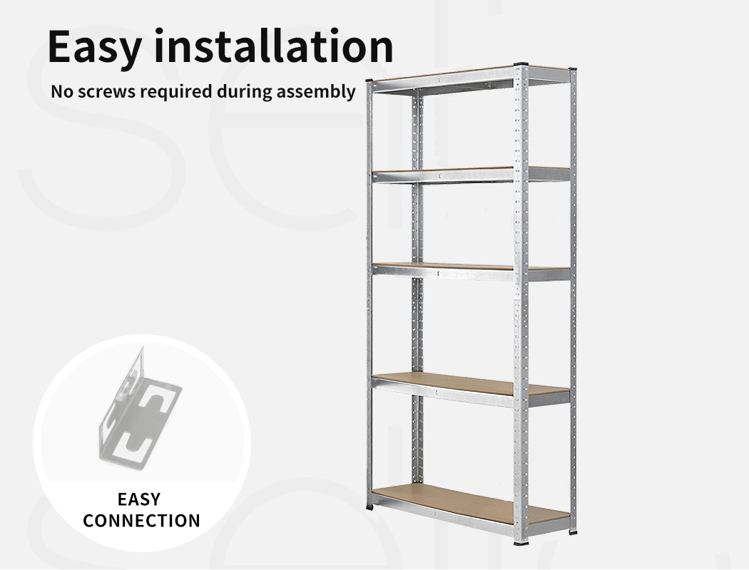 Traderight 1.8M Warehouse Rack Garage Shelving Racking Storage Shelves Steel - Picture 60 of 79