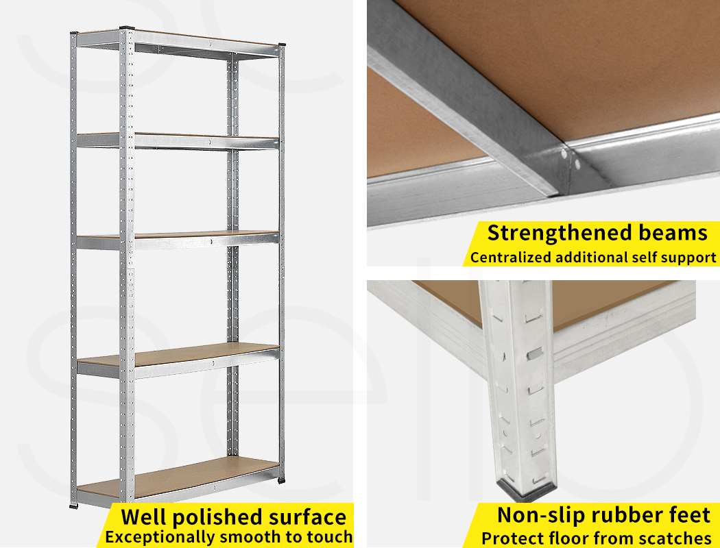 Traderight 1.8M Warehouse Rack Garage Shelving Racking Storage Shelves Steel - Picture 61 of 79