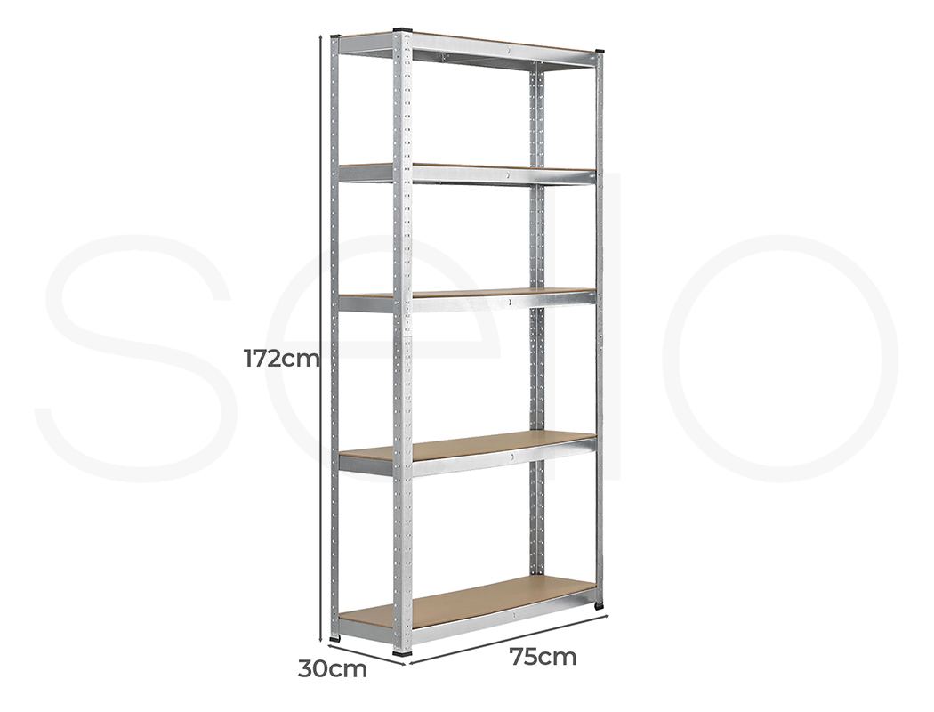 Traderight 1.8M Warehouse Rack Garage Shelving Racking Storage Shelves Steel - Picture 65 of 79