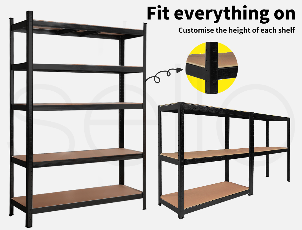 Traderight 1.8M Warehouse Rack Garage Shelving Racking Storage Shelves Steel - Picture 27 of 79